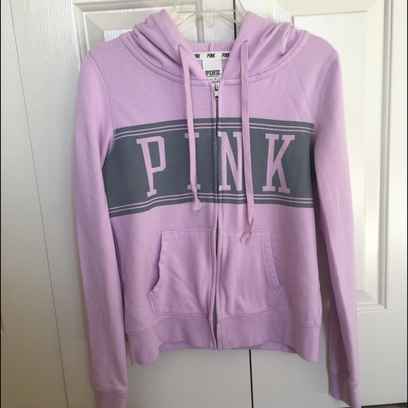 PINK Victoria's Secret Tops - PINK Victoria’s Secret Zip Up Sweatshirt Small